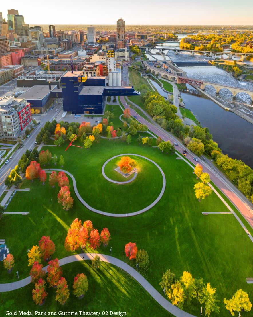 Gold Medal Park and Guthrie Theater